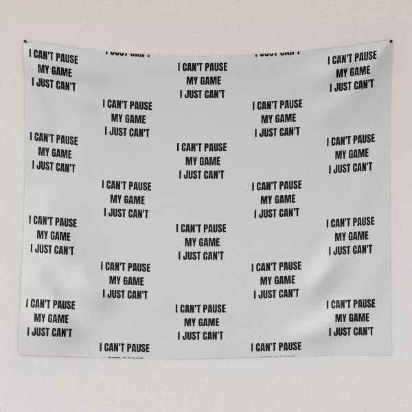 Item preview, I Cant Pause My Game, I Just Cant | Funny Video Gamer Joke | Also available in White lettering for dark backgrounds designed and sold by InkItStudio.