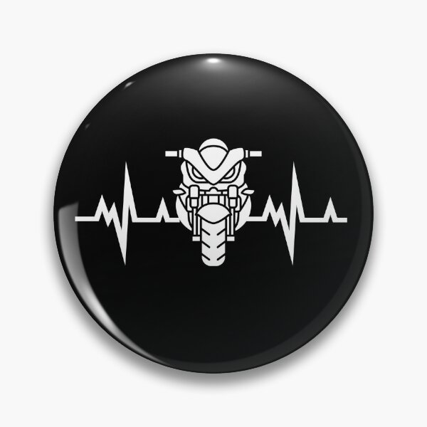Item preview, Motorcycle heartbeat designed and sold by NeverGetsOld.