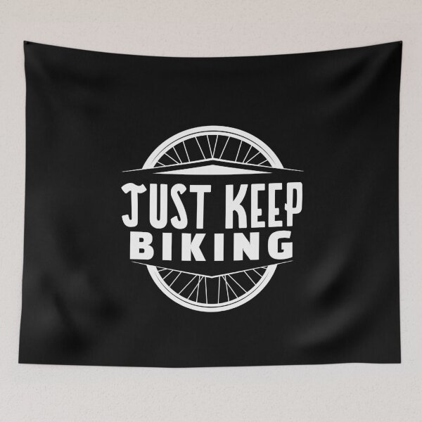 Item preview, Just Keep Biking Handlebars designed and sold by jacks-tees.