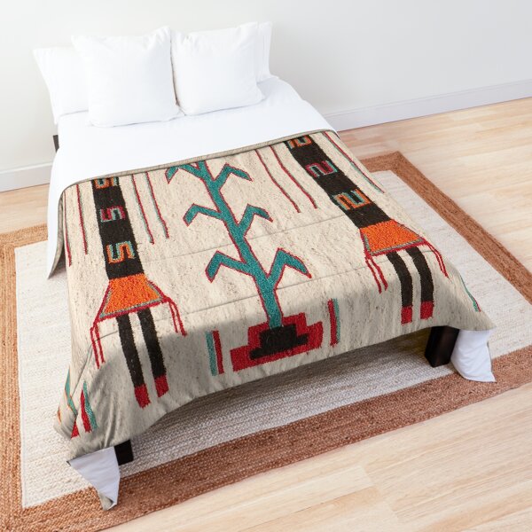 NAVAJO 1950 BLANKET SCAN - GENUINE NATIVE AMERICAN ART Comforter