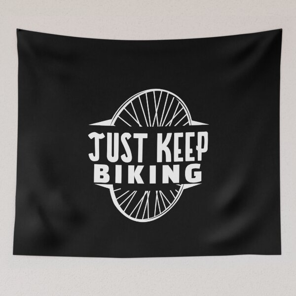 Item preview, Just Keep Biking Wheel Tire designed and sold by jacks-tees.