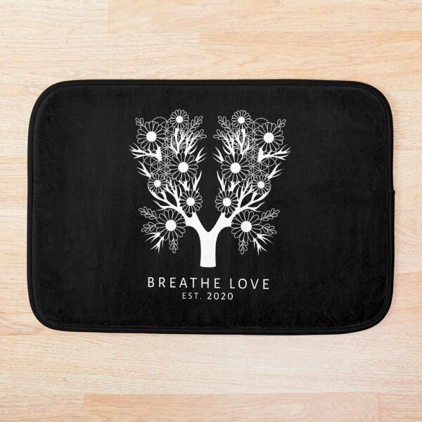 The Breathe Love Tree Bath Mat