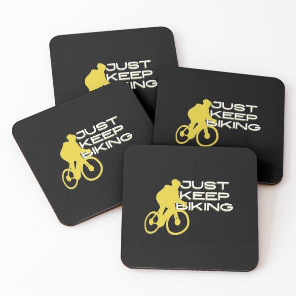 Item preview, Just Keep Biking Funny Biking Lover designed and sold by happinestSHOP.