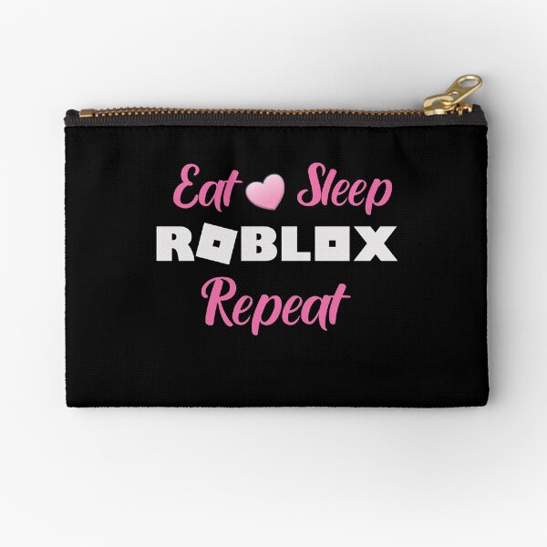 Eat Sleep Roblox Zipper Pouch