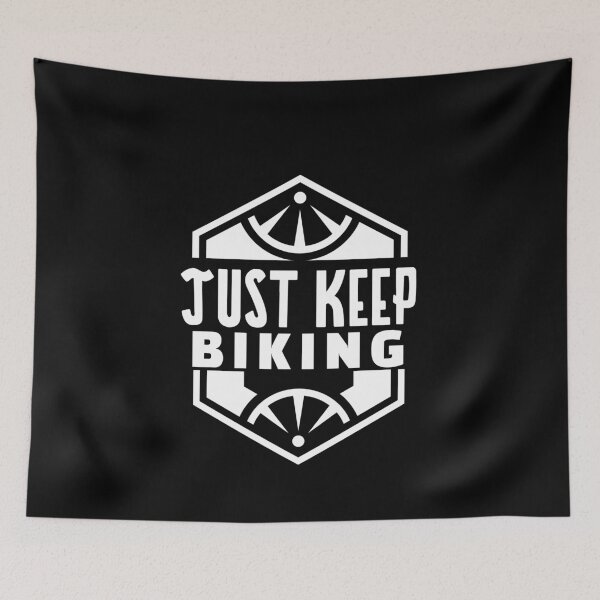 Item preview, Just Keep Biking  designed and sold by jacks-tees.