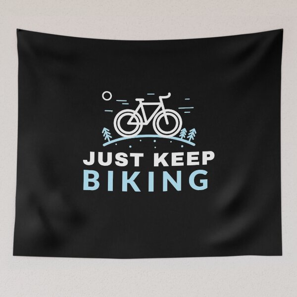 Item preview, Just Keep Biking  Adventure designed and sold by jacks-tees.