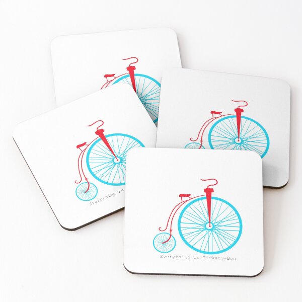 Item preview, "Everything is Tickety-Boo" Penny-farthing bike designed and sold by AlliMags.