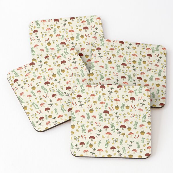 Item preview, Figs and mushroom surface pattern designed and sold by PurrfectCorner.