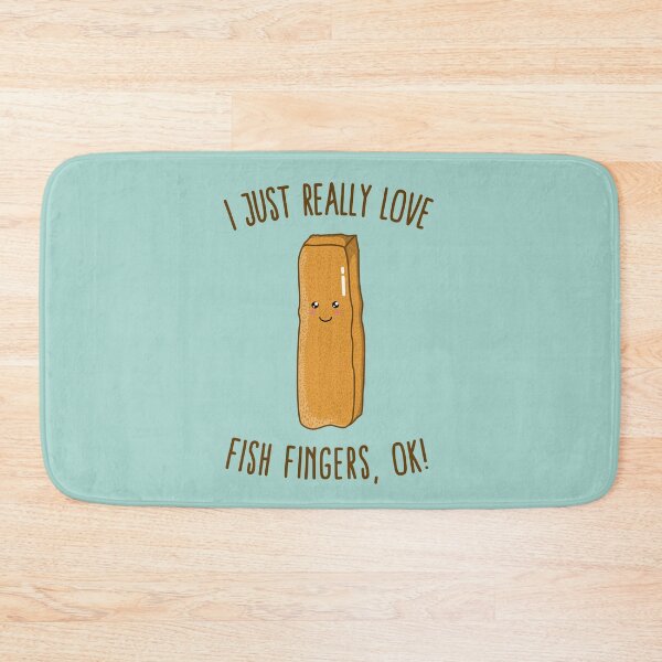Item preview, I Just Really Love Fish Fingers, Ok! Cute Kawaii Fish Sticks designed and sold by Kawaiindoodle.