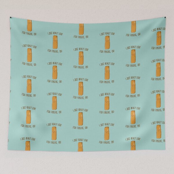 Item preview, I Just Really Love Fish Fingers, Ok! Cute Kawaii Fish Sticks designed and sold by Kawaiindoodle.