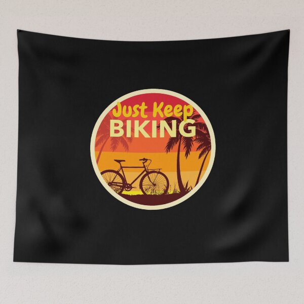 Item preview, Just Keep Biking  Adventure designed and sold by jacks-tees.