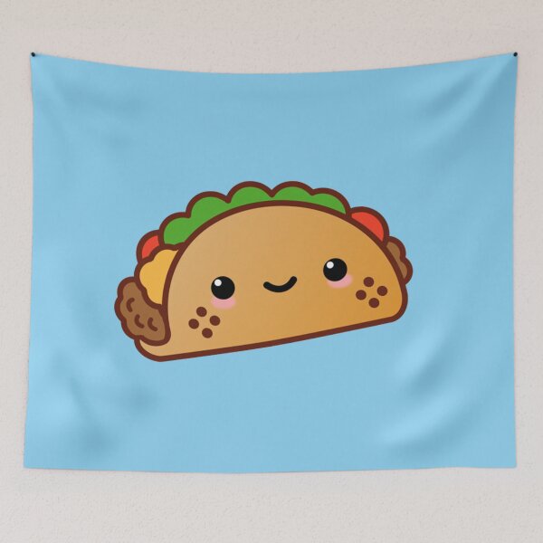 Item preview, Taco Mexican Food Cartoon Face designed and sold by 14Smith15.