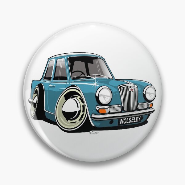 Item preview, Classic Wolseley Hornet caricature blue designed and sold by car2oonz.