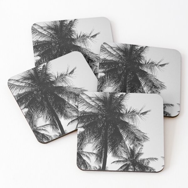 Item preview, Palm Tops Black and White Photography designed and sold by HintofNature.
