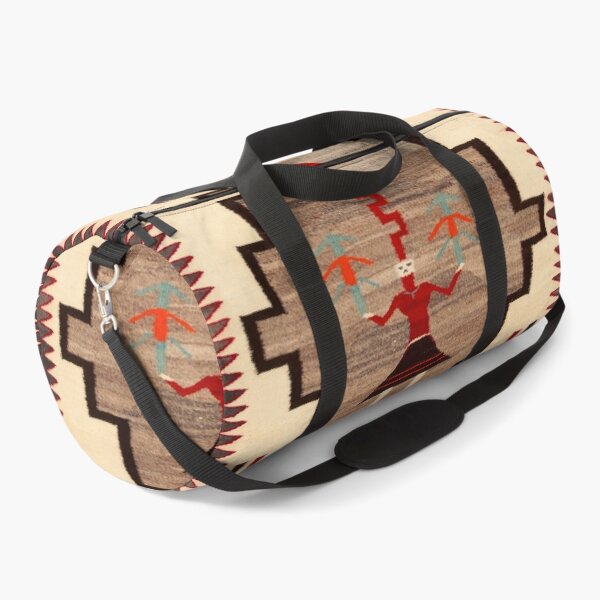 "1930 NAVAJO PICTORIAL BLANKET" Duffle Bag for Sale by VINTAGEGARAGE Redbubble