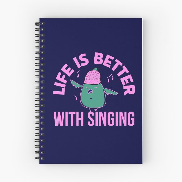 Item preview, Life Is Better with Singing cute designed and sold by The Sober Art.