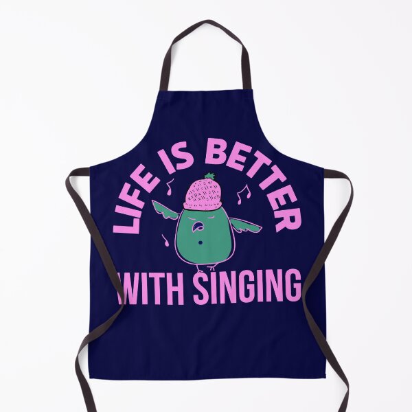 Item preview, Life Is Better with Singing cute designed and sold by The Sober Art.