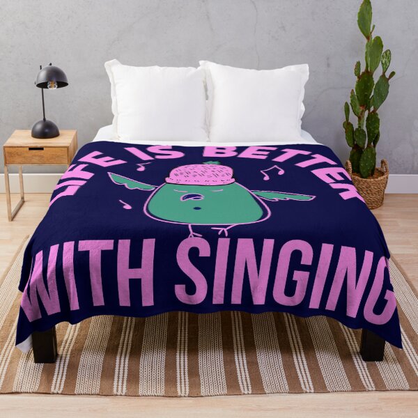 Item preview, Life Is Better with Singing cute designed and sold by The Sober Art.