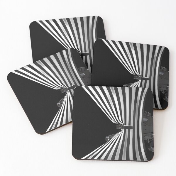 Item preview, Optical Illusion Op Art Robot Hand Large Stripes Fabric Pull designed and sold by hyproinc.