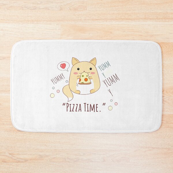 Item preview, PIZZA TIME, Cute Hamster Eating A Slice Of Pizza designed and sold by Art Wear Nation.