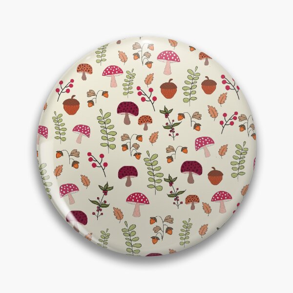 Item preview, Figs, leafs and mushroom surface pattern designed and sold by PurrfectCorner.