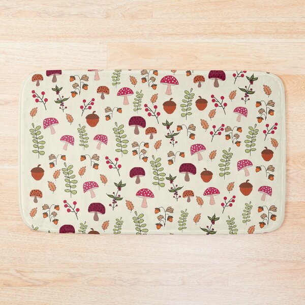 Item preview, Figs, leafs and mushroom surface pattern designed and sold by PurrfectCorner.