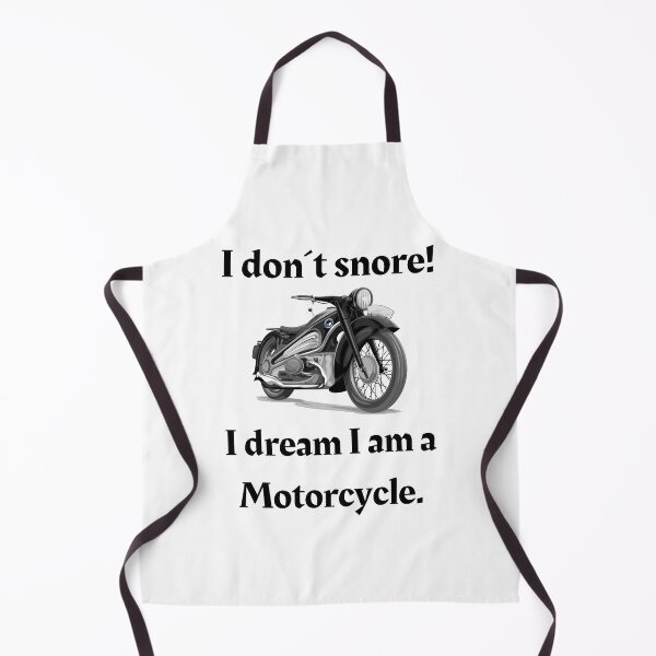 Artikelvorschau, Ich schnarche nicht, ich träume, ich bin ein Motorrad! entworfen und verkauft von ER-DESIGNS.