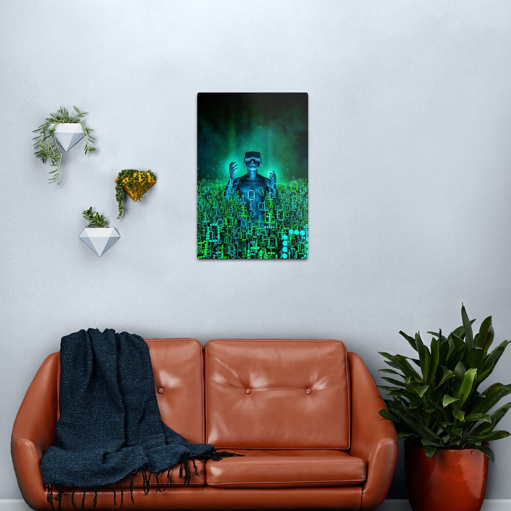 Virtual Dawn Metal Print
