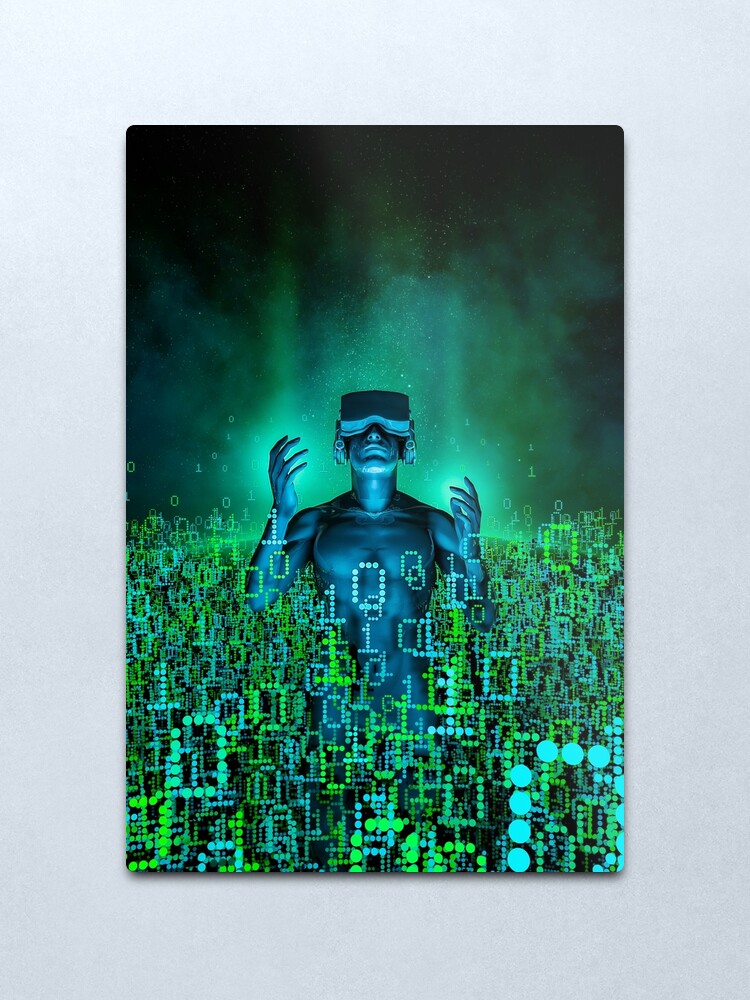 Alternate view of Virtual Dawn Metal Print
