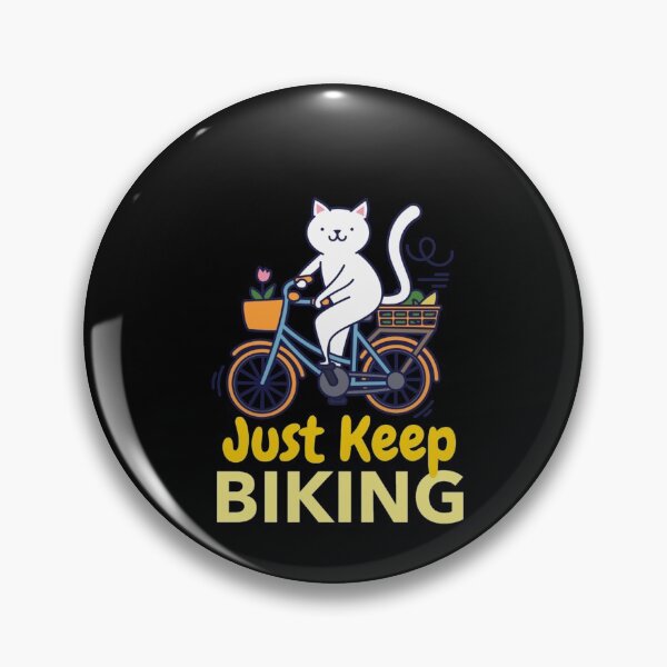 Item preview, Just Keep Biking designed and sold by jacks-tees.