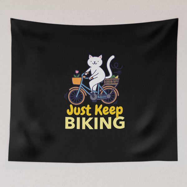 Item preview, Just Keep Biking designed and sold by jacks-tees.