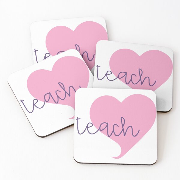 Item preview, I love to teach heart cursive designed and sold by Kirsten Uecker.