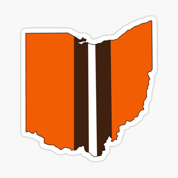 Cleveland Browns Sticker S72 Football