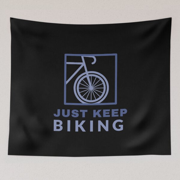 Item preview, Just Keep Biking designed and sold by jacks-tees.
