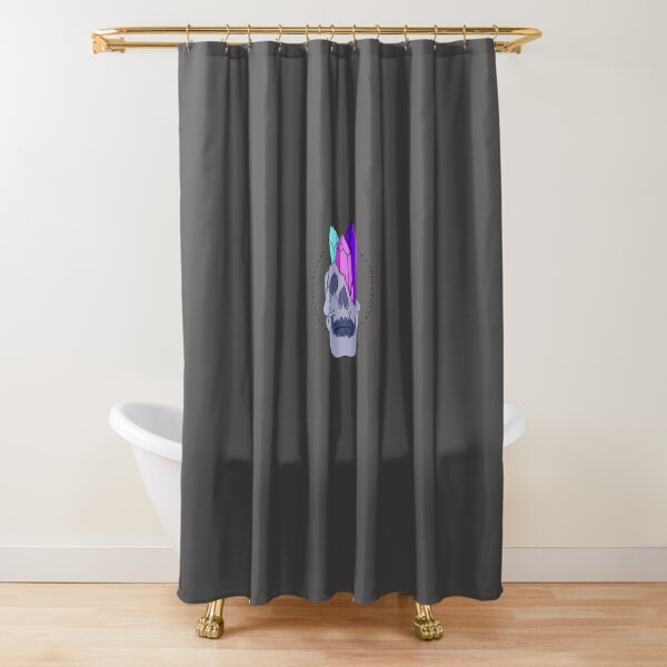 Crystal Death Shower Curtain
