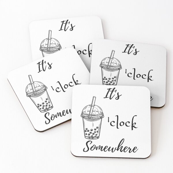 Item preview, It's Boba 'clock Somewhere designed and sold by Virtual-POD.