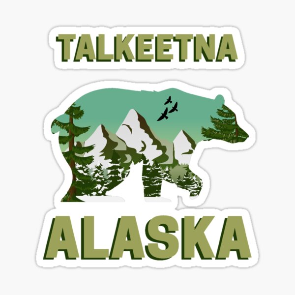 Artikel-Vorschau von Talkeetna Alaska Mountains - Bärenlandschaft, designt und verkauft von AdventurersGold.