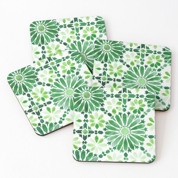 Artikelvorschau, Green moroccan Tiles entworfen und verkauft von Carolin Bentbib.
