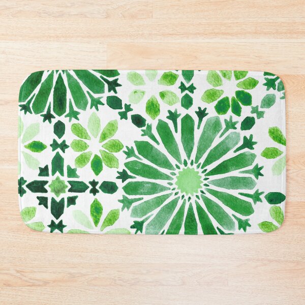 Item preview, Green moroccan tiles designed and sold by Carolin Bentbib.
