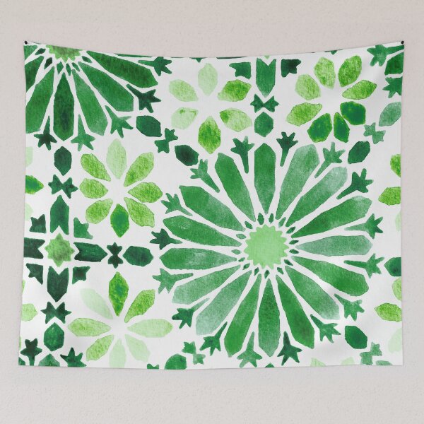 Artikelvorschau, Green moroccan Tiles entworfen und verkauft von Carolin Bentbib.