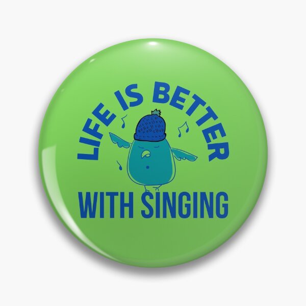 Item preview, Life is Better with Singing cute designed and sold by The Sober Art.