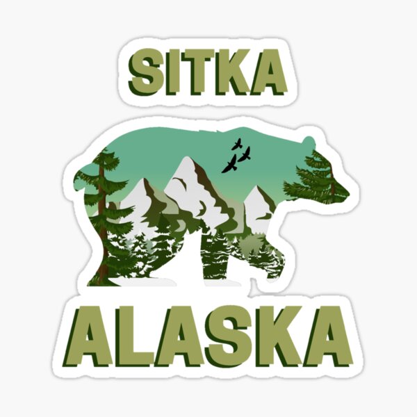 Sitka Logo With Text Decal Sticker 