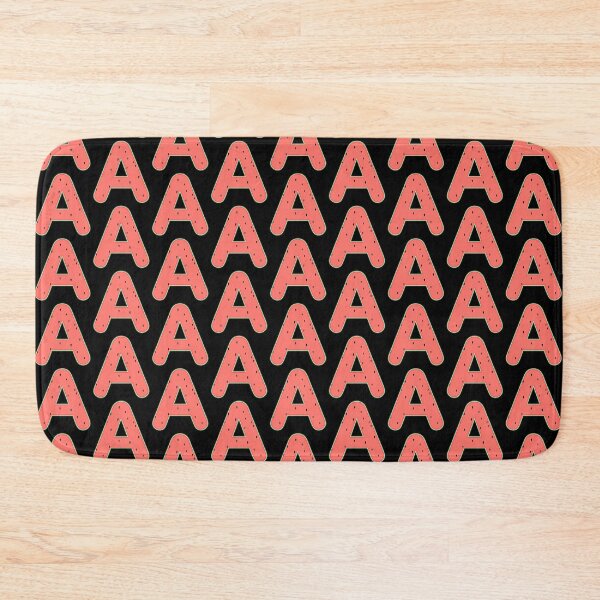 Item preview, A - initial watermelon letter designed and sold by felinefeelings.