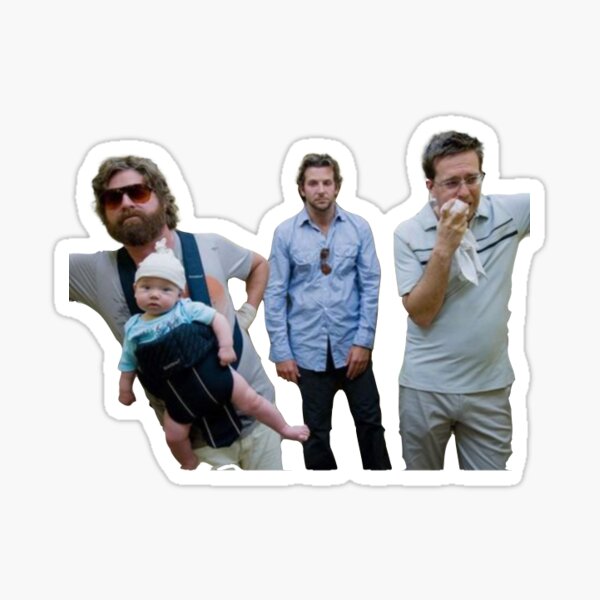 The Hangover Sticker For Sale By Emmaperpich15 Redbubble