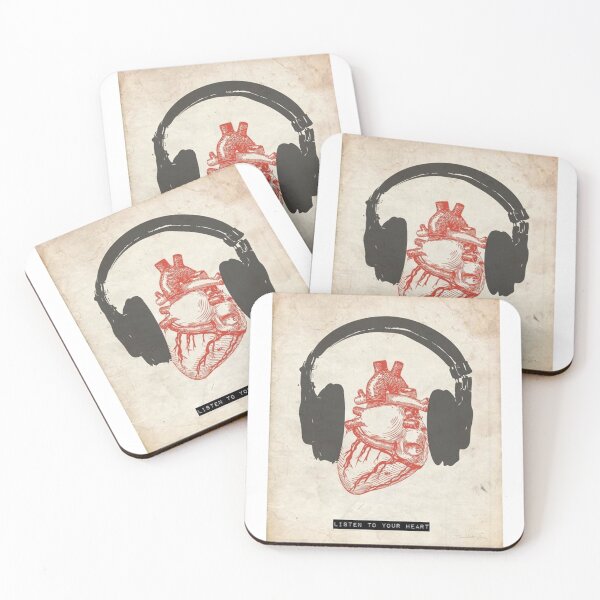 Item preview, LISTEN TO YOUR HEART - MUSIC designed and sold by n82camisetas.