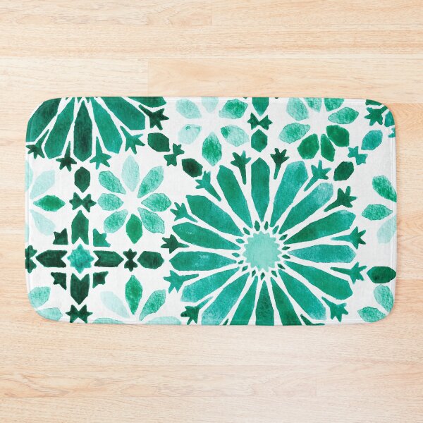 Item preview, Green moroccan tiles designed and sold by Carolin Bentbib.