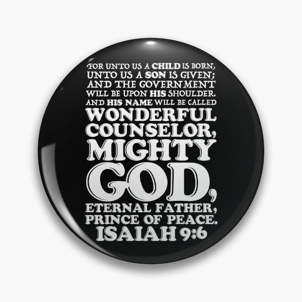 Item preview, Isaiah 9:6 Mighty God designed and sold by plushism.