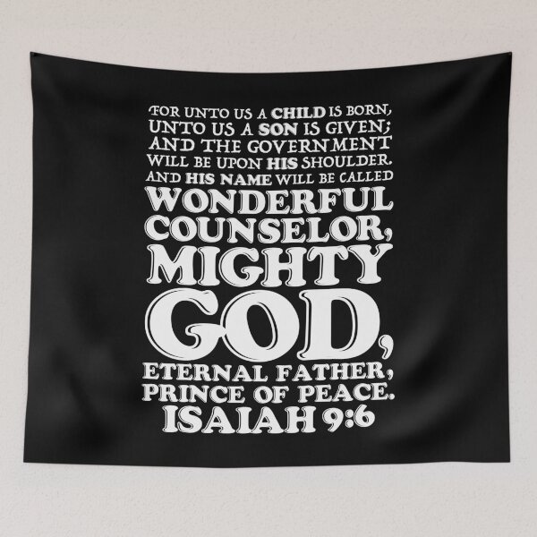 Item preview, Isaiah 9:6 Mighty God designed and sold by plushism.