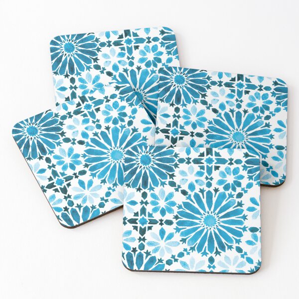 Item preview, Blue moroccan tiles designed and sold by Carolin Bentbib.