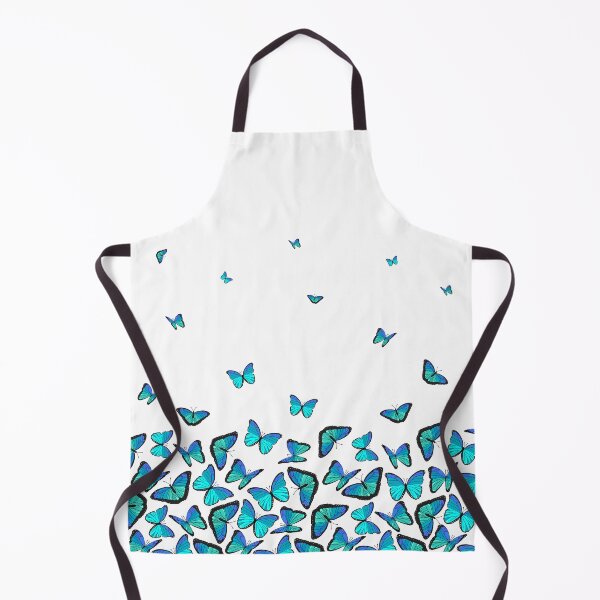 Item preview, Tropical Blue Morpho Buterflies Pattern designed and sold by HotHibiscus.